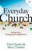 Everyday Church - Mission by Being Good Neighbours (Paperback) - Tim Chester Photo