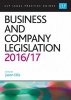 Business and Company Legislation 2016/17 (Paperback) - Jason Ellis Photo