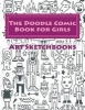 The Doodle Comic Book for Girls (Paperback) - Art Journaling Sketchbooks Photo