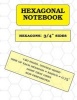 Hexagonal Graph Paper - Hexagons with 3/4 Inch Sides, 120 Pages (Paperback) - Graph Paper and More Photo