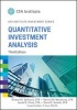 Quantitative Investment Analysis (Hardcover, 3rd Revised edition) - Richard A Defusco Photo