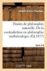 Etudes de Philosophie Naturelle. Du Peche Originel Et de Son Irremissibilite Serie 3-8 (French, Paperback) - Filachou Photo