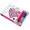 Vive le Color! Energy - Color Therapy Kit (Coloring Book and Pencils) (Kit) - Marabout Photo