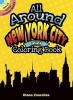 All Around New York City Mini Coloring Book (Paperback) - Diana Zourelias Photo