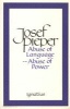 Abuse of Language (Paperback) - Josef Pieper Photo