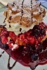 A Cream Puff Covered in Berries and Sauce, for the Love of Food - Blank 150 Page Lined Journal for Your Thoughts, Ideas, and Inspiration (Paperback) - Unique Journal Photo