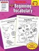 Scholastic Success with Beginning Vocabulary, Grade K-2 (Paperback) - Danette Randolph Photo