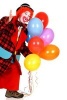 A Clown at the Carnival with Balloons - Blank 150 Page Lined Journal for Your Thoughts, Ideas, and Inspiration (Paperback) - Unique Journal Photo