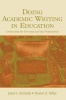 Doing Academic Writing in Education - Connecting the Personal and the Professional (Paperback) - Janet C Richards Photo