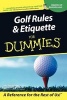 Golf Rules and Etiquette for Dummies (Paperback) - John Steinbreder Photo