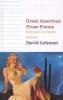 Great American Prose Poems (Paperback) - Lehman Photo