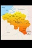 Map of Belgium Journal - 150 Page Lined Notebook/Diary (Paperback) - Cool Image Photo