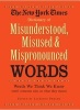 New York Times Dictionary of Misunderstandings (Paperback) - Laurence Urdang Photo