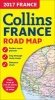 2017 Collins Map of France (Sheet map, folded, New edition) - Collins Maps Photo