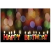 Happy Birthday Candles Postcard (Pkg of 25) (Novelty book) - Abingdon Press Photo