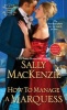 How to Manage a Marquess (Paperback) - Sally Mackenzie Photo