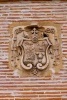 Coat of Arms Carved in Stone in Belorado Spain Journal - 150 Page Lined Notebook/Diary (Paperback) - Cs Creations Photo