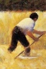 Georges Seurat the Mower - Blank 150 Page Lined Journal for Your Thoughts, Ideas, and Inspiration (Paperback) - Unique Journal Photo