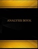 Centurion Analysis/Accounts Book, 6 Columns, 120 Pages (8.5 X 11) Inches. - Analysis Book, Logbook, Financial Records, Journals, Black and Gold Cover (Paperback) - Centurion Logbooks Photo