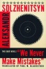 We Never Make Mistakes - Two Short Novels (Paperback, Revised) - Aleksandr Isaevich Solzheni t syn Photo