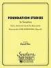 Foundation Studies for Saxophone - Scales, Chords and Intervals for Daily Practice Patterned After Carl Baermann, Opus 63 (Paperback) -  Photo