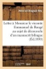 Lettre a Monsieur Le Vicomte Emmanuel de Rouge Au Sujet de La Decouverte D'Un Manuscrit Bilingue (French, Paperback) - Brugsch Bey H Photo