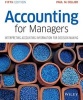 Accounting for Managers (Paperback, 5th Revised edition) - Paul M Collier Photo