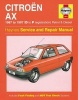 Citroen AX (1987-97) Service and Repair Manual (Hardcover, 3rd Revised edition) - AK Legg Photo