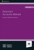 Solicitors' Accounts Manual (Paperback, 13th Revised edition) - Sra Photo