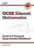 New GCSE Maths Edexcel Grade 9 Targeted Exam Practice Workbook (Includes Answers) (Paperback) - CGP Books Photo