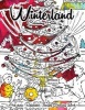 Winterland Colouring Book - Anti-Stress Relaxation Therapy Colouring Book (for Adults and Children's) (Paperback) - Julian Blau Photo