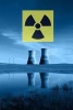 Nuclear Reactor Cooling Towers with Hazard Symbol Journal - 150 Page Lined Notebook/Diary (Paperback) - Cool Image Photo