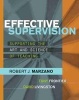 Effective Supervision - Supporting the Art and Science of Teaching (Paperback) - Robert J Marzano Photo