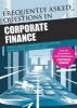 Frequently Asked Questions in Corporate Finance (Paperback) - Pascal Quiry Photo