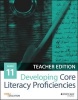 Developing Core Literacy Proficiencies, Grade 11 (Paperback, Teacher's Edition) - Odell Education Photo