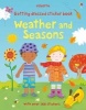 Getting Dressed Sticker Book Weather and Seasons (Paperback) - Felicity Brooks Photo