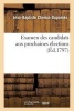 Examen Des Candidats Aux Prochaines Elections (French, Paperback) - Jean Baptiste Chemin Dupontes Photo