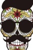 A Sugar Skull with a Hat, Mustache, and Shades - Blank 150 Page Lined Journal for Your Thoughts, Ideas, and Inspiration (Paperback) - Unique Journal Photo