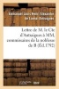 Lettre de M. Le Cte D'Antraigues a MM.***, Commissaires de La Noblesse de B - Eclaircissements Qui Lui Ont Ete Demandes Sur Notre Antique Et Seule Legale Constitution (French, Paperback) -  Photo