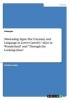 Misreading Signs. the Uncanny and Language in Lewis Carroll's Alice in Wonderland and Through the Looking-Glass (Paperback) - Anonym Photo