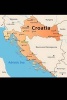 Map of Croatia Journal - 150 Page Lined Notebook/Diary (Paperback) - Cool Image Photo