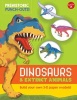 Prehistoric Punch-Outs: Dinosaurs and Extinct Animals - Build Your Own 3-D Paper Models! (Paperback) - Wayne Kalama Photo