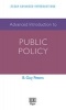 Advanced Introduction to Public Policy (Hardcover) - BGuy Peters Photo