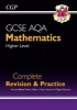 New GCSE Maths AQA Complete Revision & Practice: Higher - Grade 9-1 Course (with Online Edition) (Paperback) - CGP Books Photo