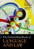 The Oxford Handbook of Language and Law (Paperback) - Peter M Tiersma Photo