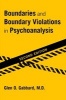 Boundaries and Boundary Violations in Psychoanalysis (Paperback, 2nd Revised edition) - Glen O Gabbard Photo