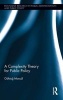 A Complexity Theory for Public Policy (Hardcover) - Goktug Morcol Photo