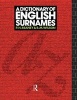 A Dictionary of English Surnames (Hardcover, 3 Rev Ed) - P H Reaney Photo