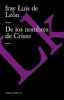 de Los Nombres de Cristo (Spanish, Paperback) - Luis De Le n Photo