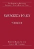 Emergency Policy, Volume III (Hardcover, New Ed) - Allan McConnell Photo